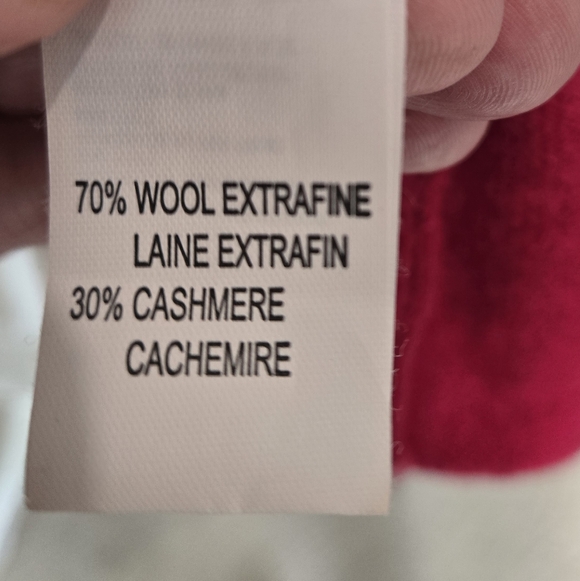 Womens Italian Made Wool/Cashmere Blend Cardigan - Picture 6 of 10